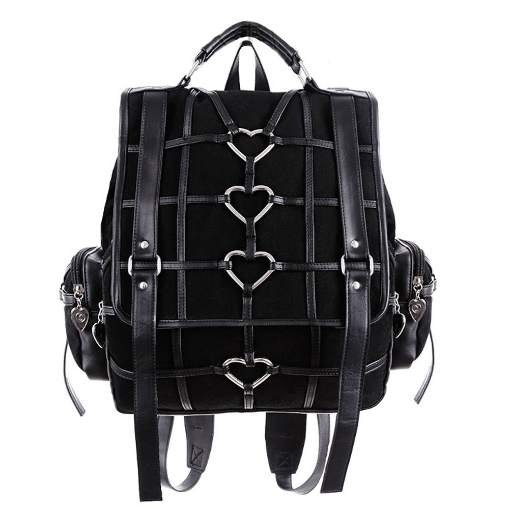 Heavy Heart rugtas zwart - Gothic metal - Restyle
